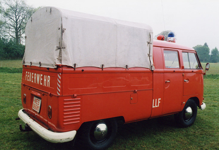 double cab fire truck